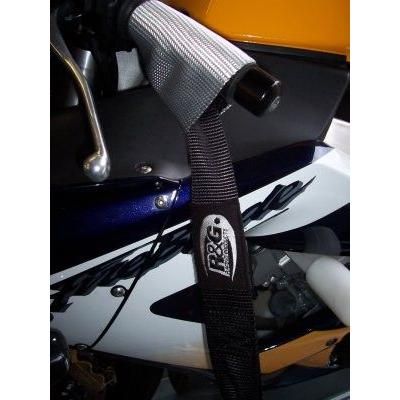 R&G Racing Black Premium Handlebar Top Straps ST0001BL
