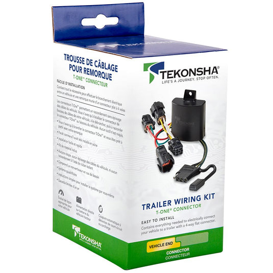 T-One T-Connector Harness, 4-Way Flat, w/Circuit Protected Module fits Select Mazda 3 Hatchback & Sedan