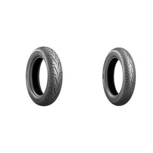 Load image into Gallery viewer, Bridgestone Front Rear 130/90B16 + 150/80B16 Battlecruise H50 RFD Motorcycle Tire Set
