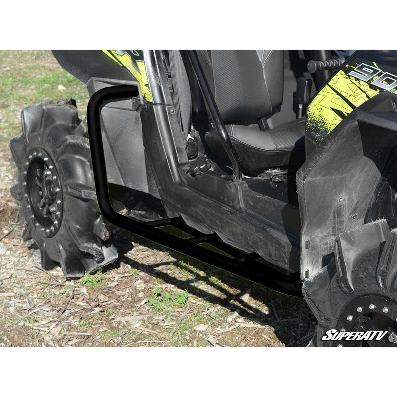 Load image into Gallery viewer, SuperATV Polaris RZR XP 900 Heavy Duty Rock Sliding Nerf Bars NB-P-RZRXP-007-00
