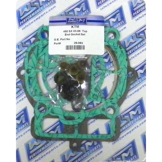 WSM Top End Gasket Kit For KTM 450 - 525 00-09 29-863