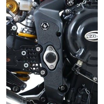 R&G Racing Black Boot Guard Kit For 2013-2016 Triumph Daytona 675 ABS EZBG801BL