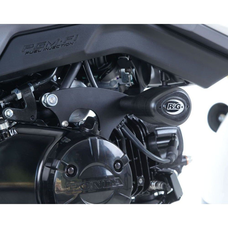 Load image into Gallery viewer, R&amp;G Racing Black Aero Style Crash Protection Bobbins For 2017-2020 Honda Grom 125
