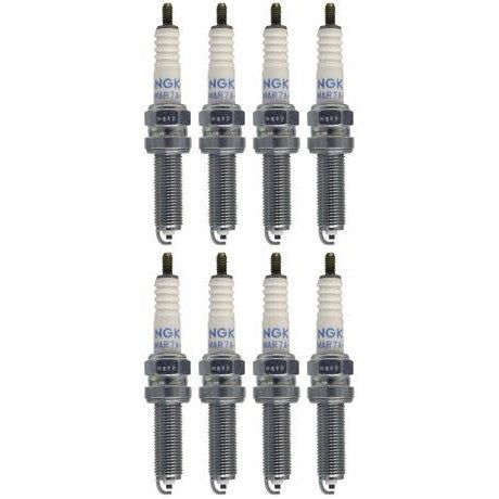 Set of 8 NGK Standard Spark Plugs for Yamaha STRYKER 2011 Engine 1300cc