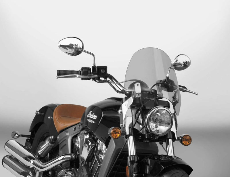 Load image into Gallery viewer, National Cycle Gray SwitchBlade Deflector Quick Release Windshield With Mount Kit, Straight Forks For Honda VT1300CS 10-14
