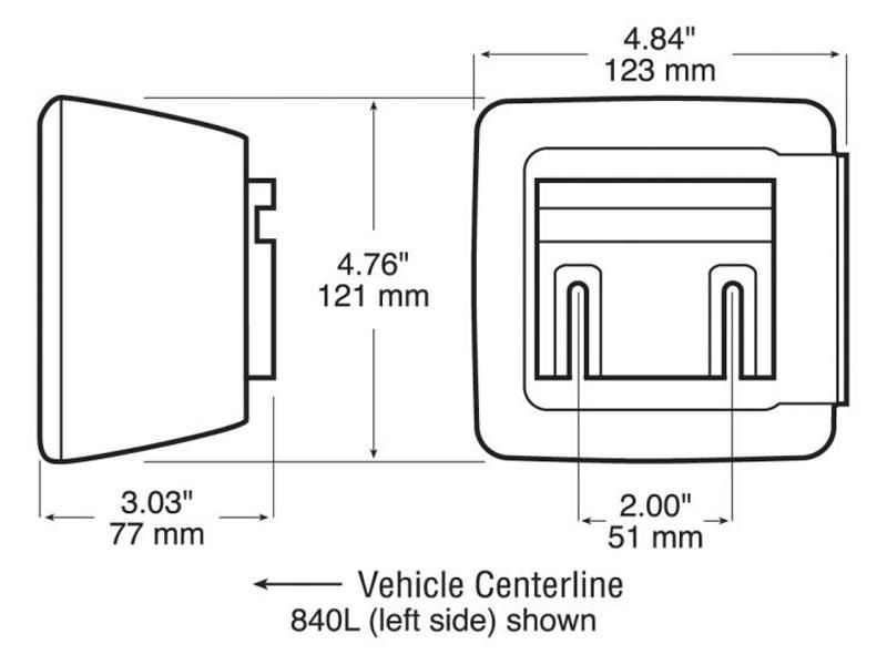 Load image into Gallery viewer, LED Square Trailer Tail Light - Right
