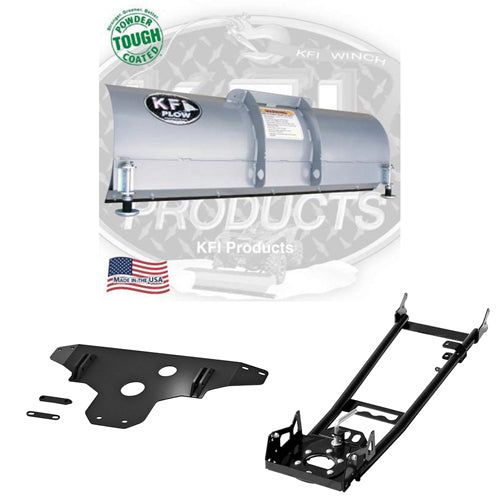 Load image into Gallery viewer, KFI 54&quot; Snow Plow Kit Polaris 14-18 ACE 325 500 570 90 0 Blade Tubes Mid Mount
