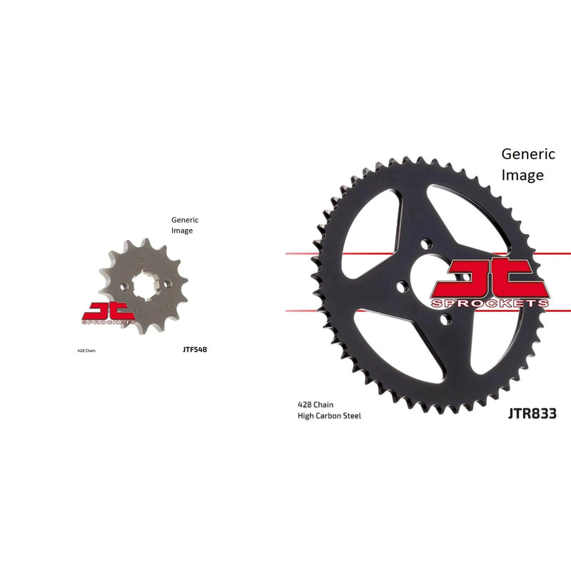 Load image into Gallery viewer, Front and Rear Steel Sprocket Kit for OffRoad YAMAHA TTR125 2000-2001
