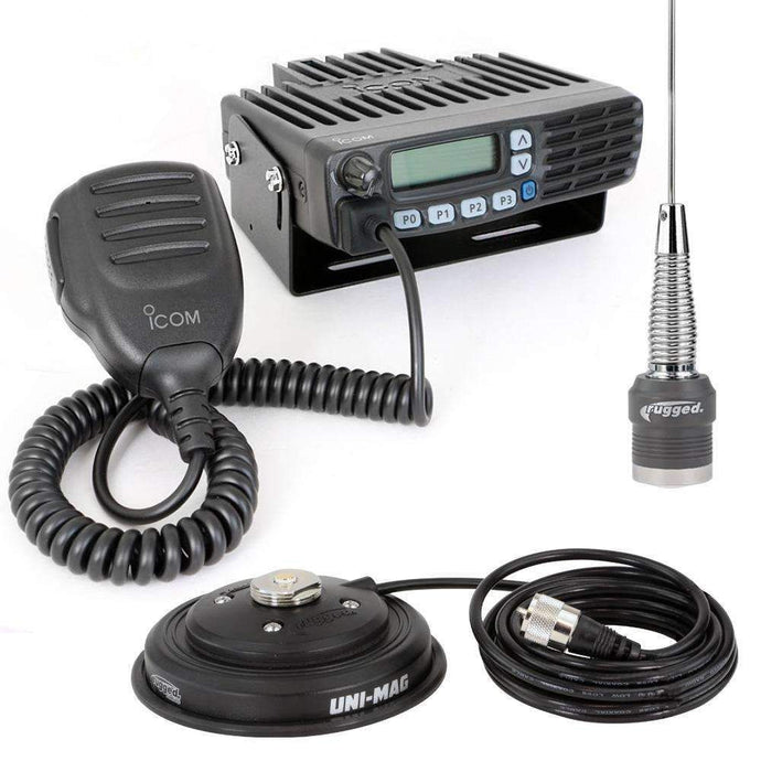 Rugged Radios Radio Kit - Icom F5021 Business Band Mobile Radio with Antenna - Analog Only RK-ICOM-V