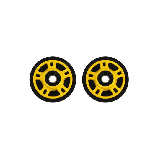 Mid Rail Yellow Idler Wheels Kit for Snowmobile ARCTIC CAT ZL 600, 800 2002-2003