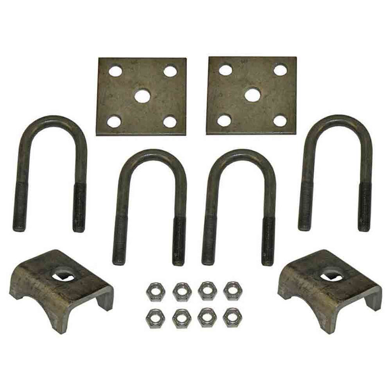 Load image into Gallery viewer, U-Bolt Mounting Kit for 2,200 Pound Axles with 1-3/4 Inch Round Tube
