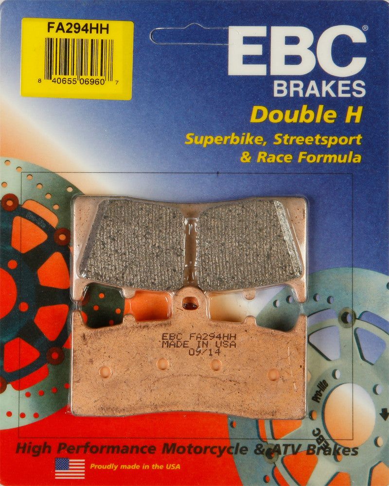 Load image into Gallery viewer, EBC 1 Pair Sintered HH Race Formula Brake Pads MPN FA294HH
