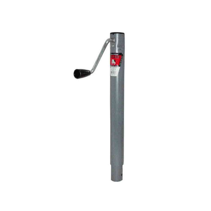 Load image into Gallery viewer, Bulldog, Drop-Through Round Trailer Jack, No Mount, 2,000 lbs. Lift Capacity, Side Wind, Weld-On, 15 in. Travel
