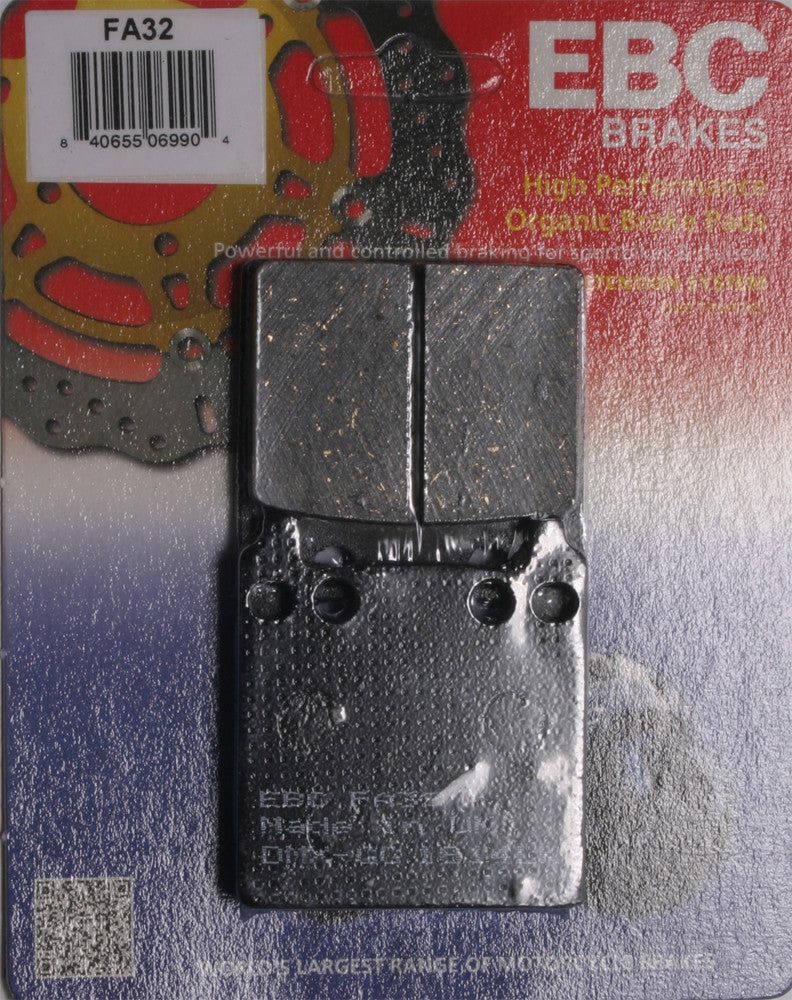 Load image into Gallery viewer, EBC 1 Pair FA Series Organic Replacement Brake Pads MPN FA32
