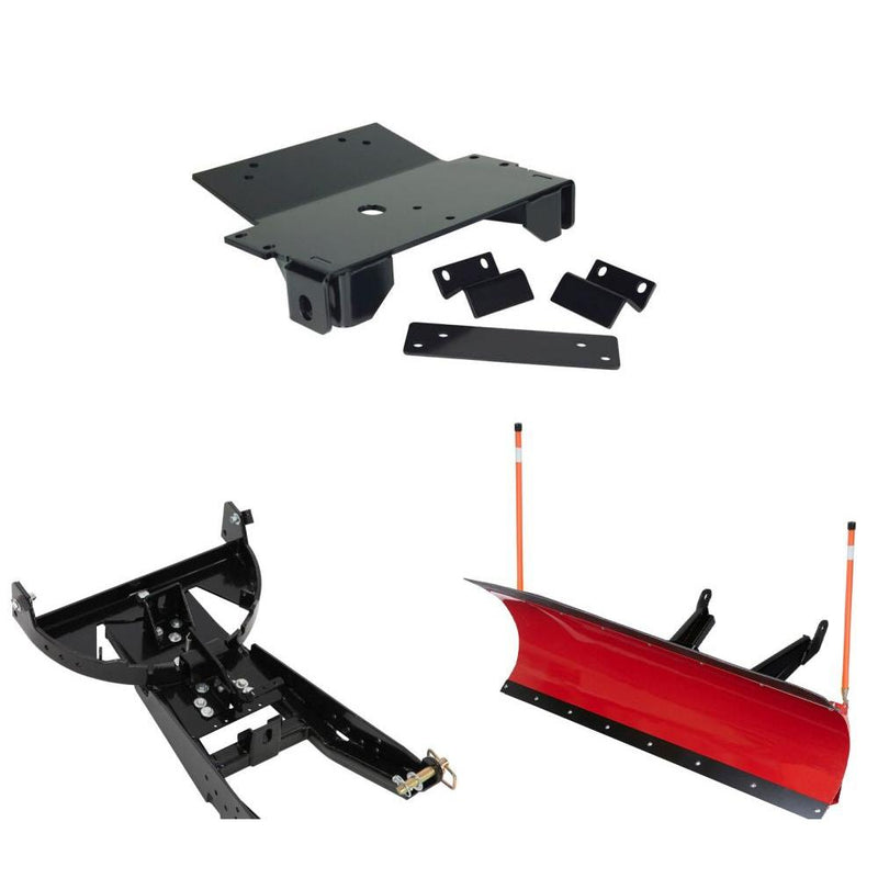 Load image into Gallery viewer, Denali Black UTV Snow Plow Kit For Can-Am Maverick 1000R 4x4 XRS DPS 2015
