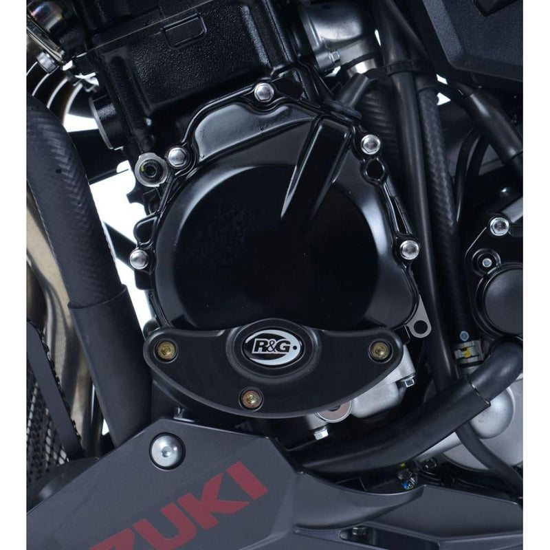 Load image into Gallery viewer, R&amp;G Racing Black Engine Case Sliders LHS ECS0043BK
