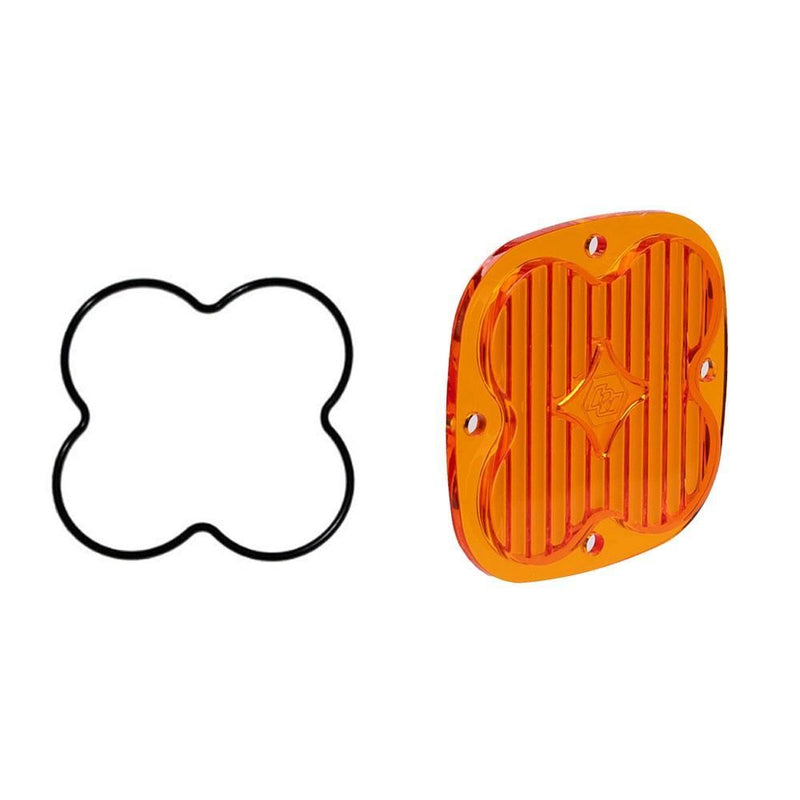 Load image into Gallery viewer, Baja Designs Light Pod Lens Kit Squadron Series Wide Cornering Pattern Factory Amber Universal 668419
