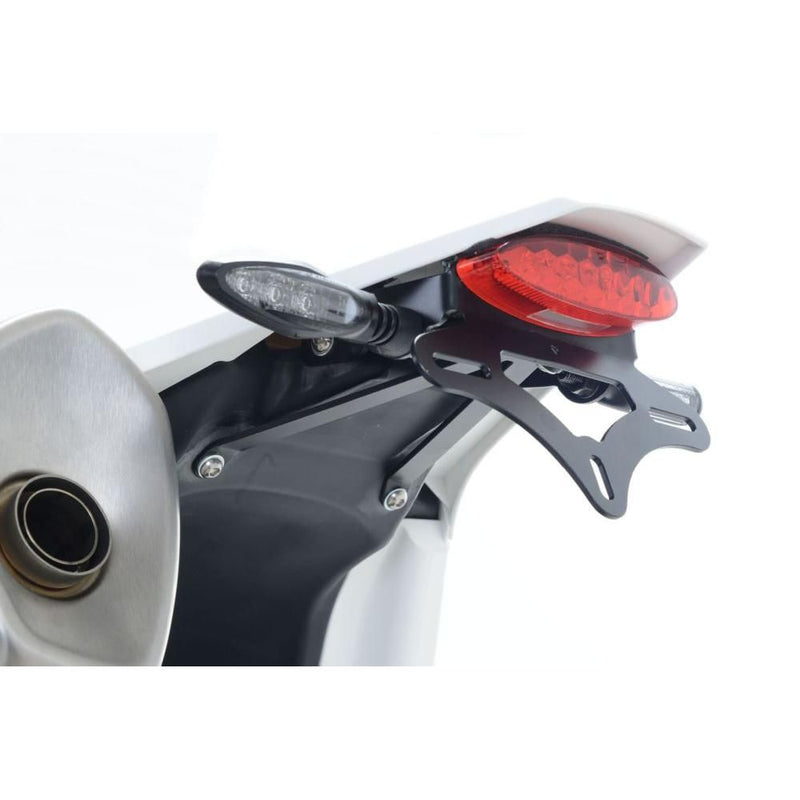 Load image into Gallery viewer, R&amp;G Racing Black Tail Tidy License Plate Holder LP0196BK
