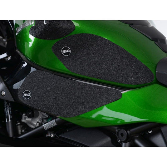 R&G Racing Clear Tank Traction Grips 4 Piece Kit For 2018-2024 Kawasaki Ninja H2 SX SE ZX1000