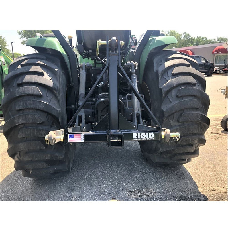 Load image into Gallery viewer, Rigid Hitch (RHA-001) 3-Point Hitch with 2&quot; Receiver, Conversion for Sub-Compact Tractors Equipped with a CAT 1 - Made in USA
