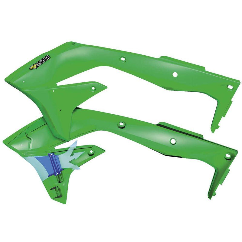 Load image into Gallery viewer, Cycra Powerflow Intake Radiator Shroud Flo Green - 1CYC-1867-72F
