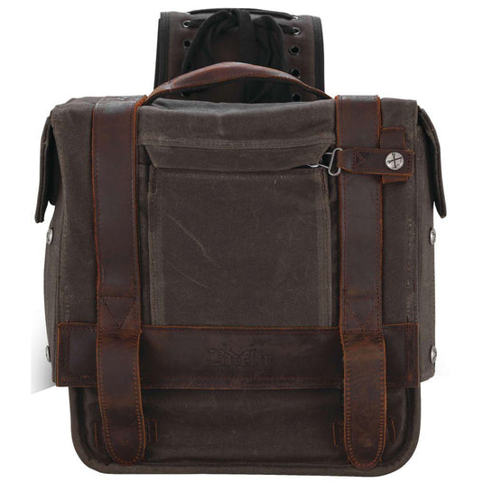 Burly Brand Voyager Throw Over Saddlebags Dark Oak - B15-1002D