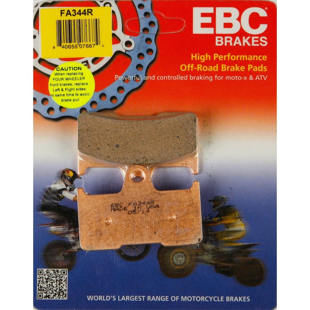EBC 1 Pair Sintered R Series Heavy-Duty Brake Pads MPN FA344R