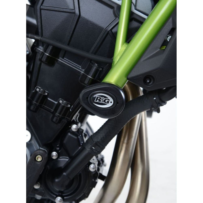 Load image into Gallery viewer, R&amp;G Racing White Aero Style Crash Protection Bobbins For 2017-2024 Kawasaki Ninja 650 EX650
