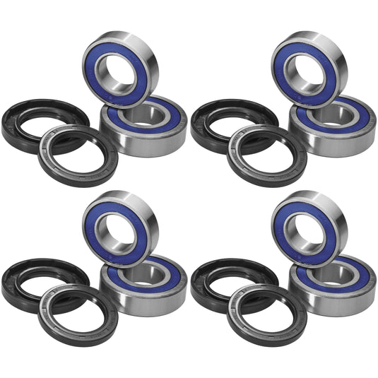 QUADBOSS Front and Rear Wheel Bearing Kits for Polaris RZR 4 900 2015-2016