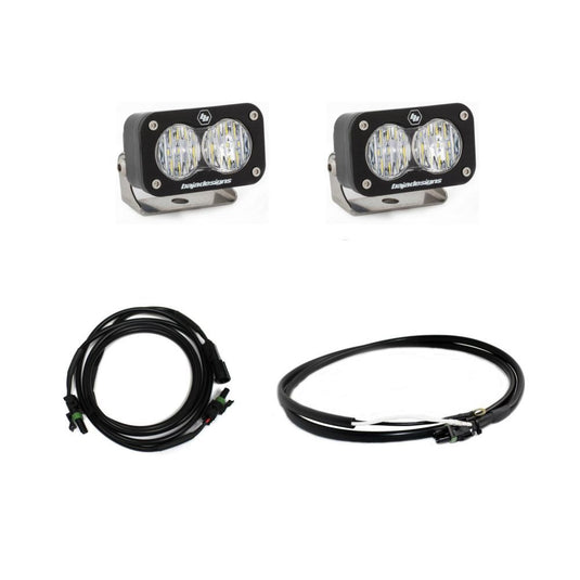 Baja Designs Reverse Light Kit Pair Dual S2 Sport Series Wide Cornering Pattern Clear Lens 447540