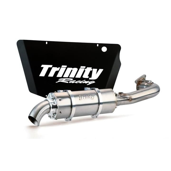 Trinity Racing Stage 5 Stinger Full Exhaust Stainless Steel Big Core Single Muffler