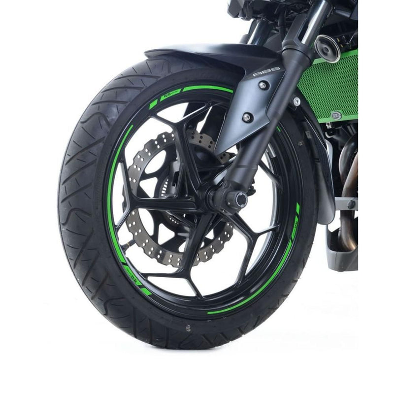 Load image into Gallery viewer, R&amp;G Racing White 16-Piece Modular Motorcycle Rim Tape RIMTAPE0001WH

