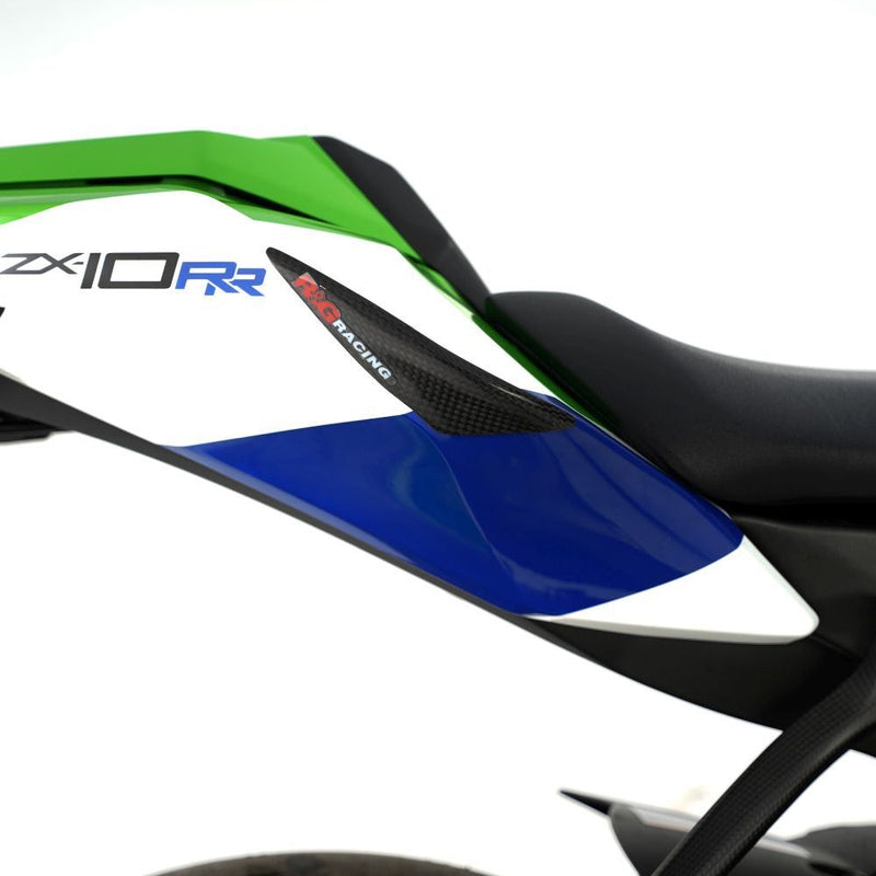 Load image into Gallery viewer, R&amp;G Racing Carbon Fibre Tail Sliders For 2022-2024 Kawasaki Ninja ZX10R ZX1000
