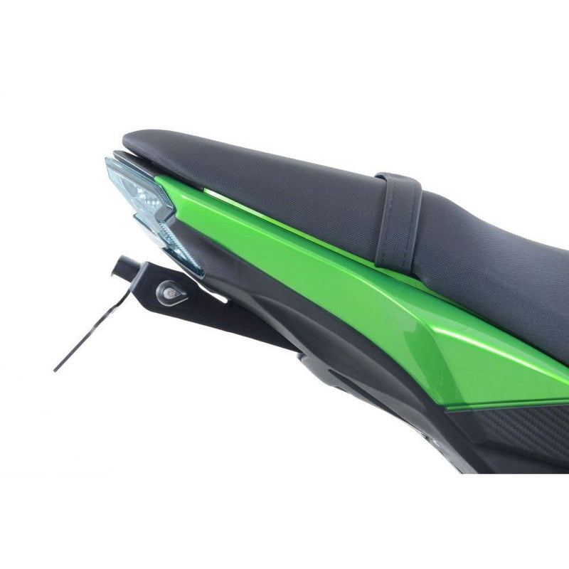 Load image into Gallery viewer, R&amp;G Racing Black Tail Tidy License Plate Holder For 2016-2018 Kawasaki Z125
