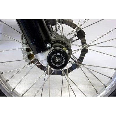 Load image into Gallery viewer, R&amp;G Racing Black Fork Protectors For 2008-2011 BMW G450X FP0088BK
