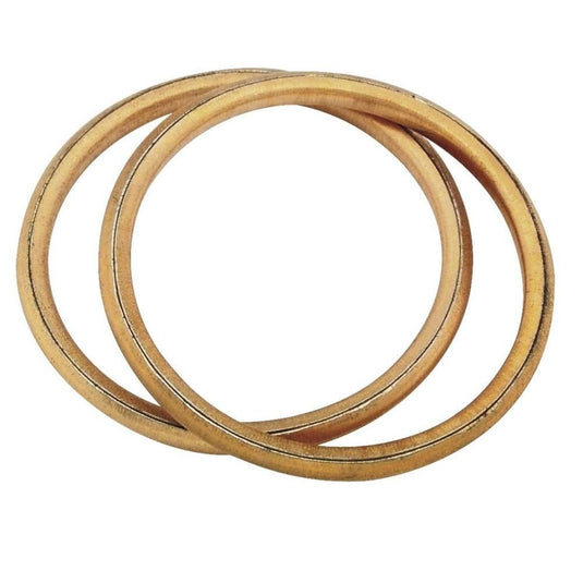 Bikers Choice Round Copper Exhaust Gasket For Harley-Davidson FLH 1966-1984 Pair