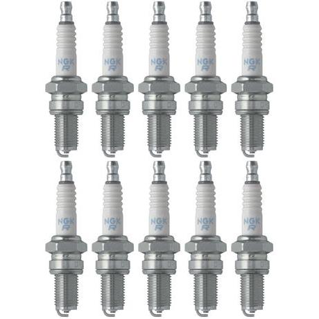 Set of 10 NGK Standard Spark Plugs for Yamaha XT250 2014-2008 Engine 250cc