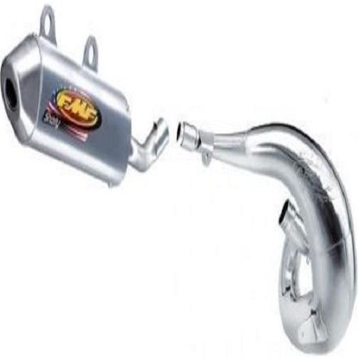 FMF FATTY PIPE + SHORTY SILENCER FULL EXHAUST 04 2004 HONDA CR125R CR125 CR 125R
