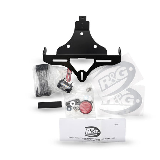 R&G Racing Black Tail Tidy License Plate Holder LP0058BK