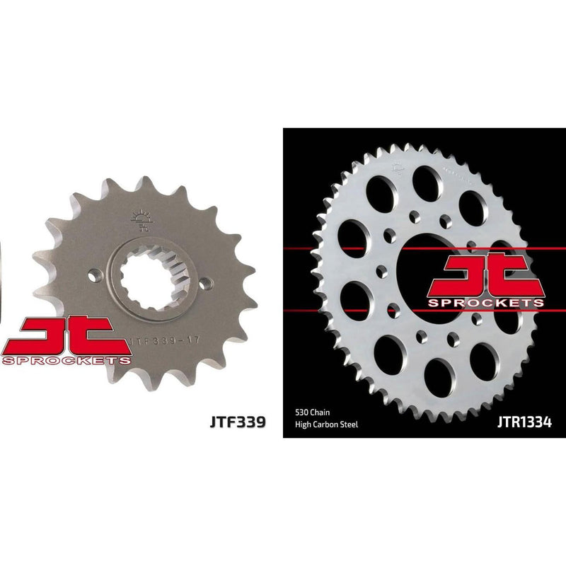 Load image into Gallery viewer, Front &amp; Rear Sprocket Kit for HONDA VF1000 FE Interceptor 84 JT Sprockets
