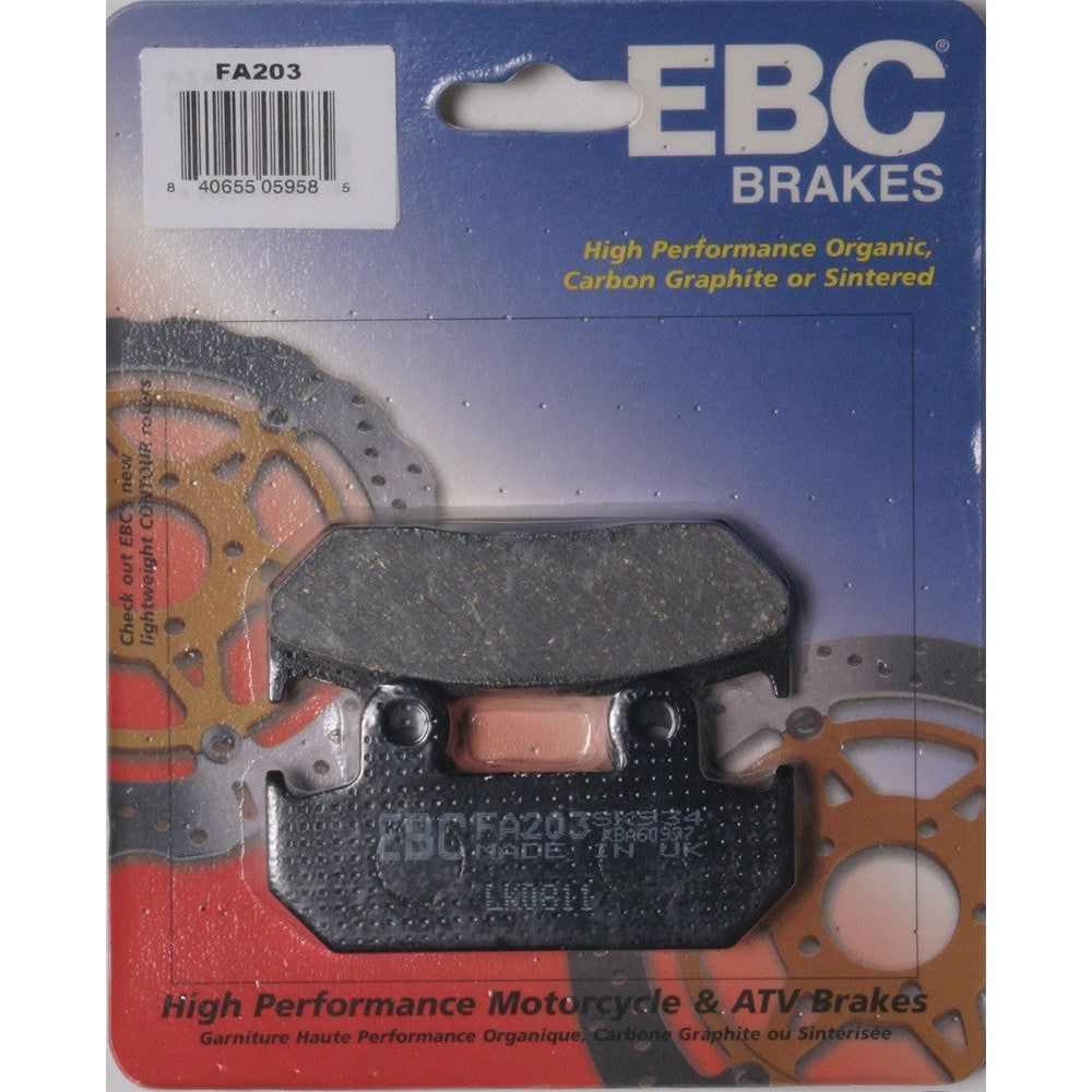 EBC 1 Pair Premium SFA Organic OE Replacement Brake Pads MPN FA203