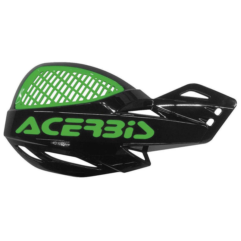 Load image into Gallery viewer, Acerbis Black/Green Uniko Vented Handguards - 2072671043
