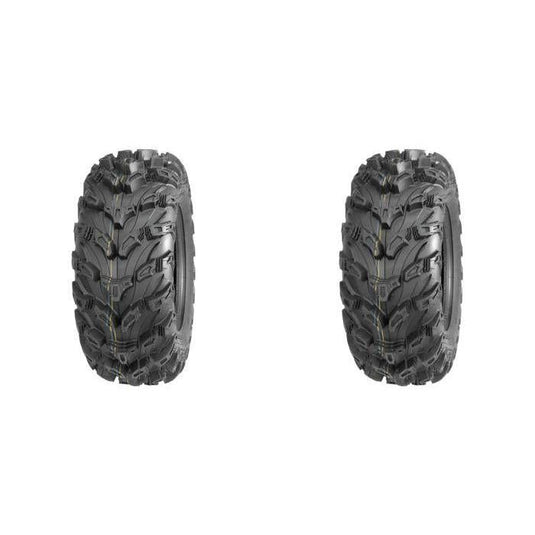 Set of 2 QUADBOSS QBT672 Rear Tires 26x12R-12 8-ply