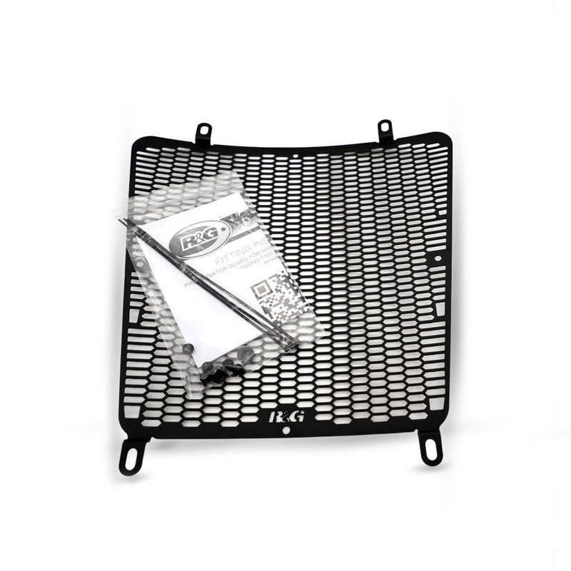 Load image into Gallery viewer, R&amp;G Racing Matt Black PRO Radiator Guard For 2015-2024 Aprilia RSV4 1100
