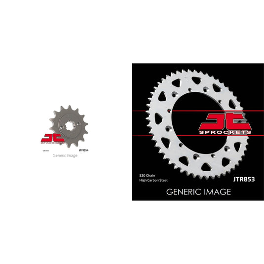 Front & Rear Steel Sprocket Kit for ATV/UTV YAMAHA YFS200 Blaster 1988-2006