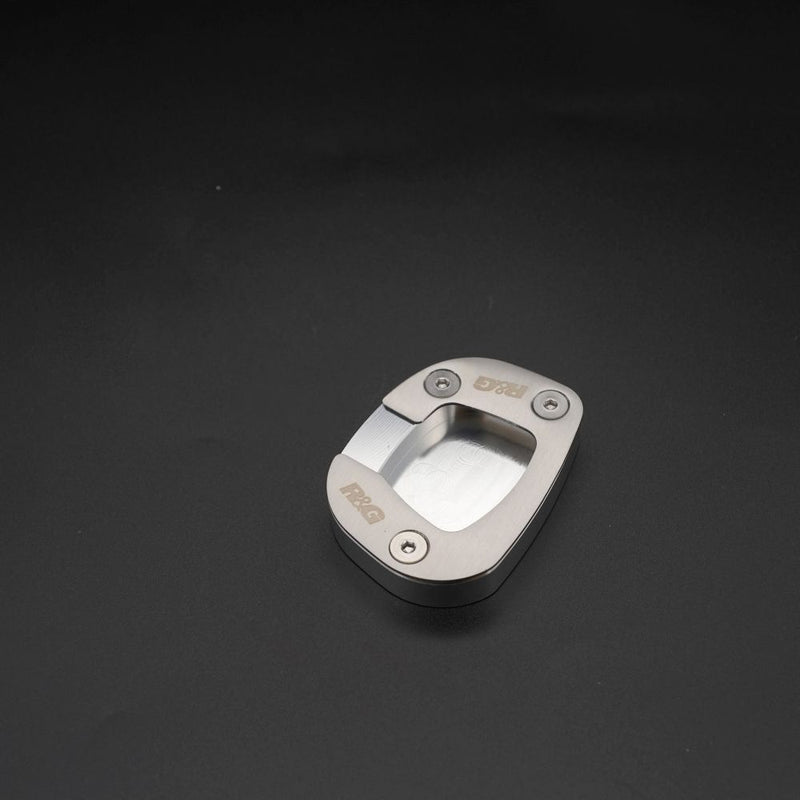 Load image into Gallery viewer, R&amp;G Racing Silver Kickstand Shoe For 2019-2020 Aprilia RSV4 1100 Factory

