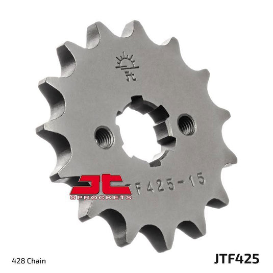 JT Sprockets Front Steel Sprocket 16 Tooth 16T 428 Chain For Suzuki RG125 FU-P,R,S,T Race Replica 1993-1996 JTF425.16