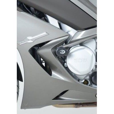 Load image into Gallery viewer, R&amp;G Racing Black Aero Style Crash Protection Bobbins For 2013-2015 Yamaha FJR1300A ABS

