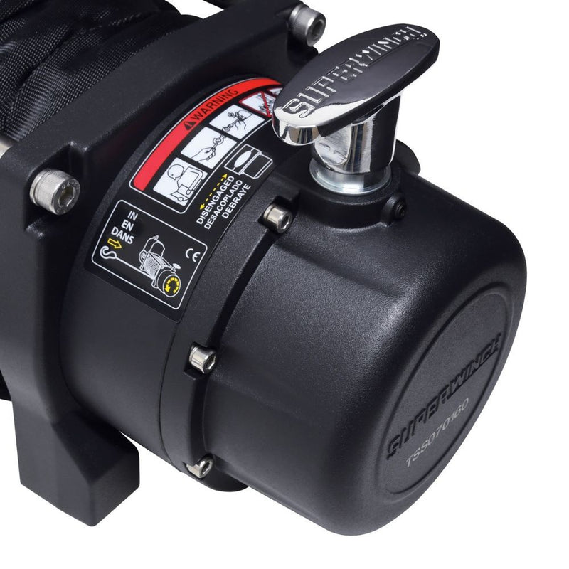 Load image into Gallery viewer, Superwinch (1511201) 11,500 lbs. Capacity Tiger Shark Series, Synthetic Rope Winch - Model TS11500SR
