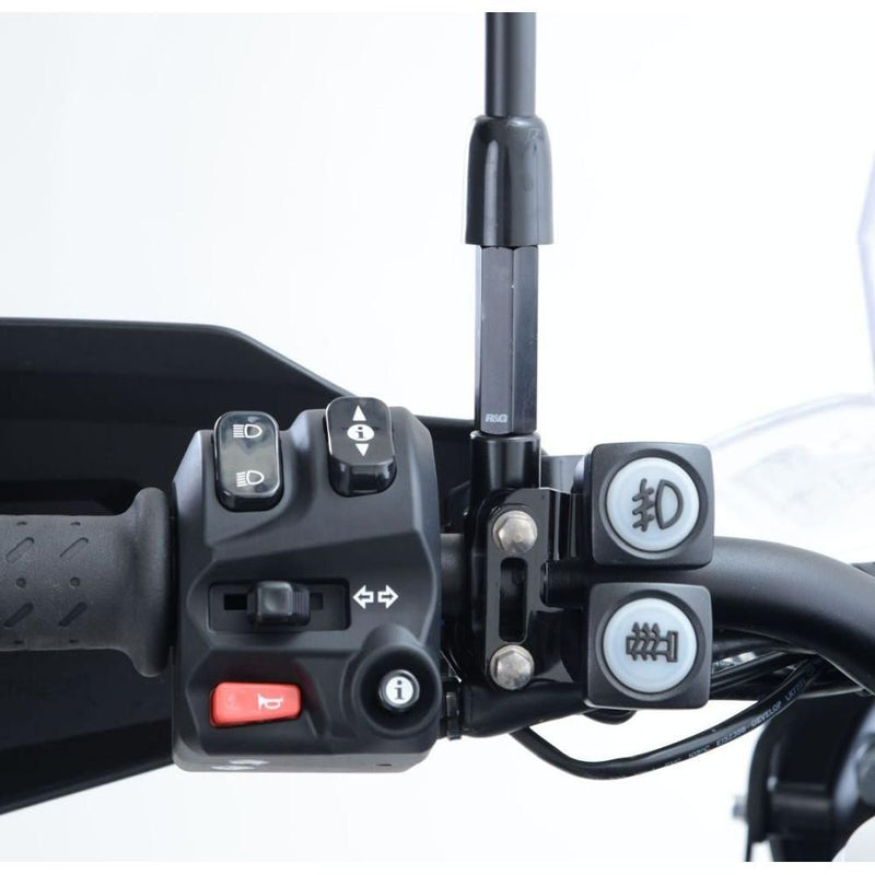 Load image into Gallery viewer, R&amp;G Racing Black Mirror Risers MR0010BK
